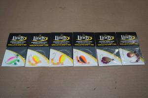 lot 91 image: 6 Lindy Walleye Drift Rigs