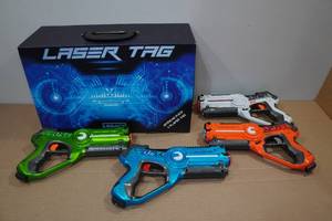 lot 98 image: Legacy Co 4-Gun Laser Tag Set