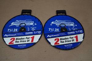 lot 137 image: 4 7.25 FramingConstruction Circular Saw Blades