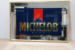 lot 156 image: Vintage Michelob Beer Bar Mirror
