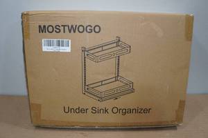 lot 178 image: Sliding Under Sink Organizer