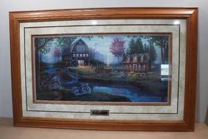 lot 207 image: Freedom Riders Framed Print by Greg Benson - 15029500