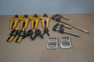 lot 212 image: Assorted Clamps