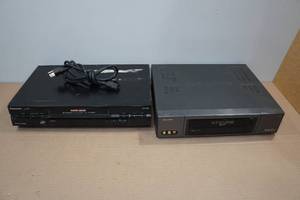 lot 232 image: 2 VCRs - Panasonic, Sharp