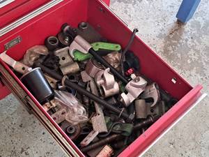 lot 670 image: Hardware, Hand Tools - Large Bolts, Misc. Hardware