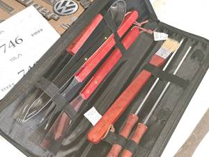 lot 744 image: Grill Utensil Kit with Case
