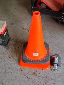 lot 755 image: Lot of (2) Cordless Safety Cones