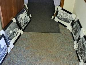 lot 625 image: Lot of (12) Framed Portraits of Classic Cars