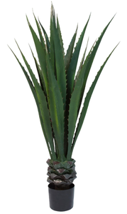Pure Garden Giant Agave Plant - Faux Succulent with Pot
