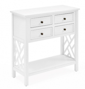 COVENTRY CONSOLE TABLE W 4 DRAWERS