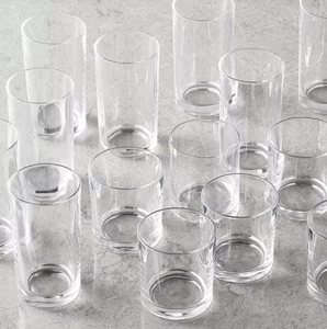 16PCS Members Mark Crystal Drinkware Set