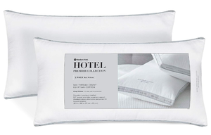 LOT OF 2 King Size Members Mark Hotel Premier Collection Pillows