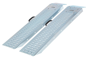 LOT OF 2 Loading Ramps - Steel Ramp Set for ATVs, Motorcycles, Mowers, Carts & More