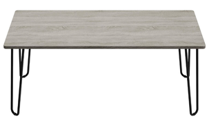 LAVISH HOME Modern Industrial Coffee Table with Hairpin Legs