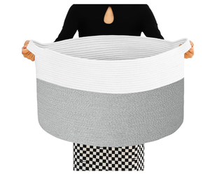 Fixwal Large Basket, Large Laundry Basket, 23.6 x 13.8