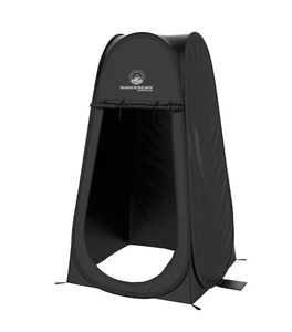 Wakeman Outdoors Black Pop-Up Tent - Portable Privacy Pod for Camping, Showers, Changing - Collapsible with Carrying Bag