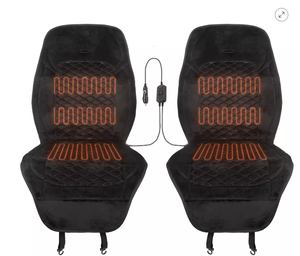 Stalwart 12V Heated Seat Covers for Cars 2-Pack