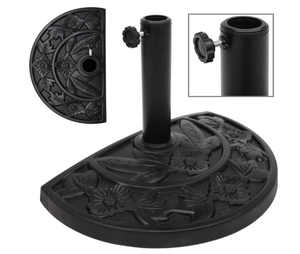 Outdoor Semicircle Umbrella Base Stand Holder