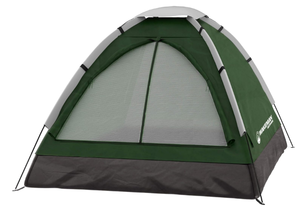 2 Person Camping Tent with Rain Fly and Carrying Bag - Water-Resistant Outdoor Tent for Backpacking, Hiking, or Festivals by Wakeman Outdoors