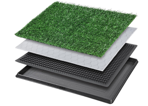 Dog Grass Pet Loo IndoorOutdoor Portable Potty, (Pet Training Tray, 20x30)