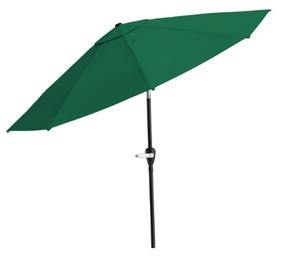 Pure garden 10-Foot Patio Umbrella, Hunter Green