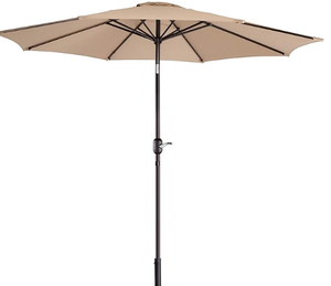 Villacera 9-Foot Outdoor Patio Umbrella, Beige