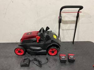MZK 20V Brushless Cordless Push Lawn Mower, 4-Position Mowing Height Adjustment