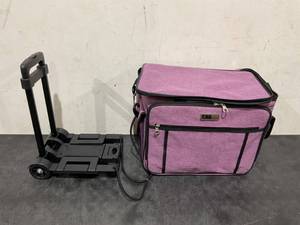 CAB55 Rolling Sewing Machine Case, Detachable Rolling Sewing Machine Carrying Case on Wheels