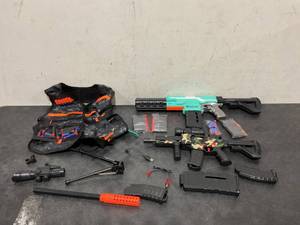 LOT OF 2 Nerf Styled Automatic Blasters