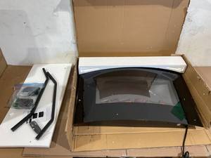 Northwest Curved Color Changing Fireplace Wall Mount Floor Stand