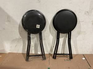 LOT OF 2 Black Stools