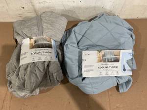 LOT OF 2 Queen Size Brookfield Home Cooling Throw