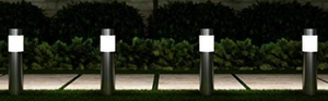Pure Garden 50-LG1064 Solar Path Bollard, Set of 8