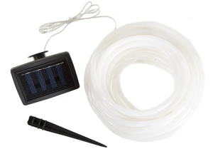LOT OF 2 Pure Garden Solar Powered LED Rope Lights