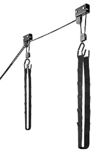 Rad Sportz Kayak Storage Hoist - Overhead Pulley System with 125lb Capacity for Canoes, Bikes, Ladders, and MoreNew opened for inspection.