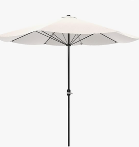 Pure Garden 9-Foot Outdoor Patio Umbrella, white