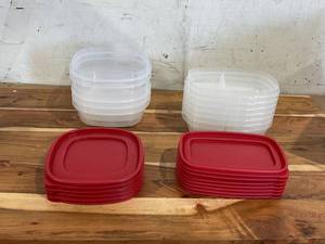 12PCS Rubbermaid Plastic Food Storage Set