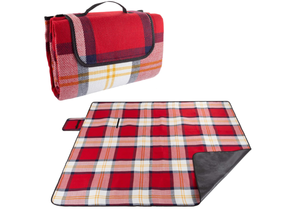 Wakeman Outdoor Picnic Blanket with Foam Padding