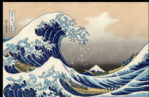 The Great Wave at Kanagawa, 1829 - Canvas Print