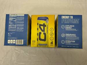lot 421 image: 3x 4 Packs C4 Energy Drink 12oz Cans Best by 022024