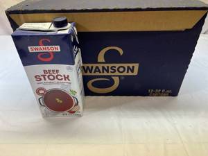 lot 387 image: 12x 32oz  Swanson Beef Stock