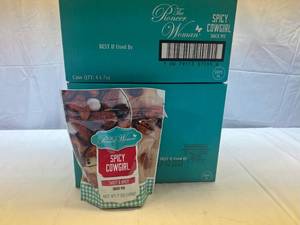 lot 292 image: 2x 4-7oz Bags Spicy Cowgirl Snack Mix Best by 09022023