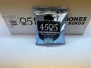 lot 284 image: II. 12x 1.1oz Chicharrones Fried Pork Rinds-Sea Salt Best by 04112024