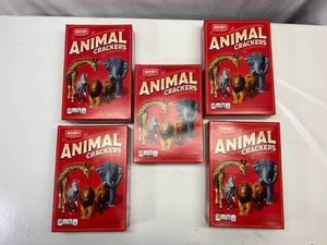 lot 273 image: KK. 5x 13oz Bentons Animal Crackers