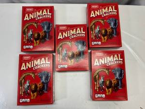 lot 274 image: KK. 5x 13oz Bentons Animal Crackers