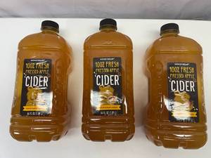 lot 300 image: 3x 64oz Honeycrisp Apple Cider