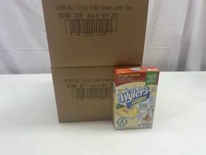 lot 410 image: SS.24x 8ct Wylers Singles to Go-Ginger Lemon Ice Tea Best by 032023