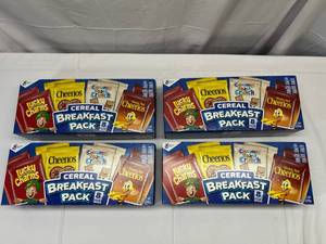 lot 355 image: 4x 8 pouches Breakfast Cereal Pack
