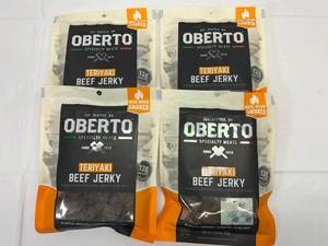lot 349 image: II. 4x 3.25oz Obertoo Beef Jerky-Teriyaki