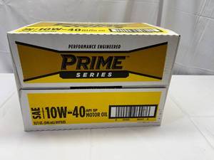 lot 241 image: 12x 1qt Prime Series 10w-40 Motor Oil
